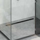 vidaXL Siphon Boden mit Größe 100x11cm Schwarz