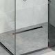 vidaXL Siphon Boden mit Größe 70x11cm Schwarz
