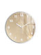 Tulup Wall Clock Glass Yellow Ø30cm
