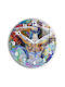Tulup Wall Clock Glass Multicolour Ø30cm
