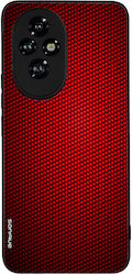 Sonique Carbon Series Ehre 200 5g Rote Handyhülle
