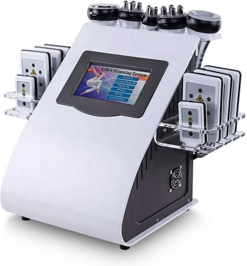 Professionelles 6-in-1 Kosmetisches Gerät 40kHz Kavitation Lipolaser Vakuum Multipolar Rf Kim 8
