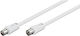 ATC Cablu Antenă Coaxial de sex masculin - Coaxial de sex feminin Alb 1.5m (03.003.0059)