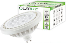 Lumiled LED-Lampe 15W für Fassung GU10 Naturweiß