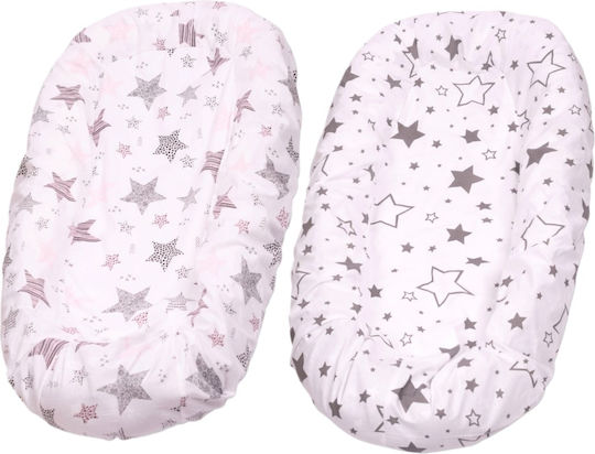 Kidizi Husă pentru pernă pentru bebeluși Grey, Pink