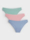 Γυναικεία Slip 3Pack Πολύχρωμο