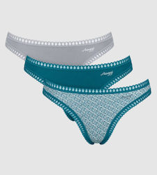 Sloggi String 3Pack Πετρόλ, Γκρι, Εμπριμέ Sloggi String 3Pack Πετρόλ, Γκρι, Εμπριμέ