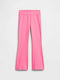 Kids Legging Long Neon Pink Rose