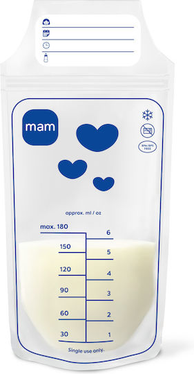 Mam Pungi de depozitare a laptelui matern 180ml 25buc