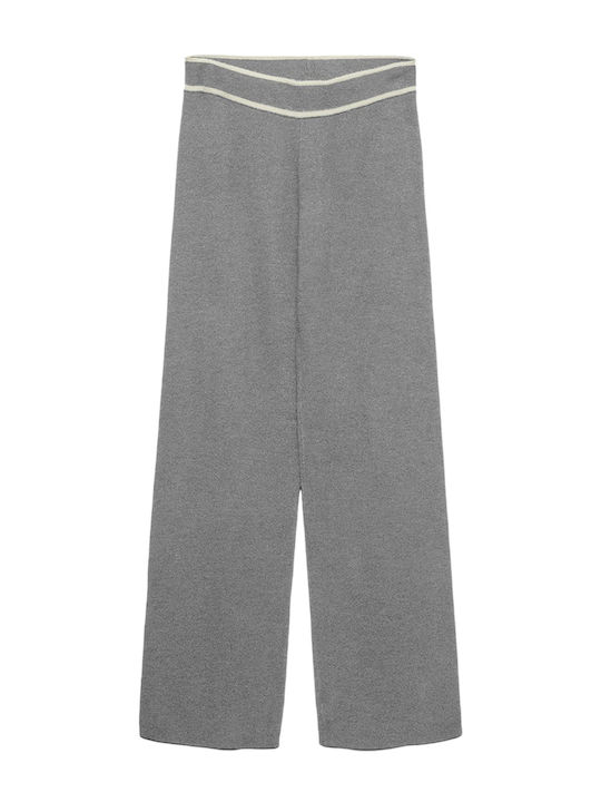 Vero Moda Γυναικείο Υφασμάτινο Παντελόνι Medium Grey Melange Vero Moda Γυναικείο Υφασμάτινο Παντελόνι Medium Grey Melange