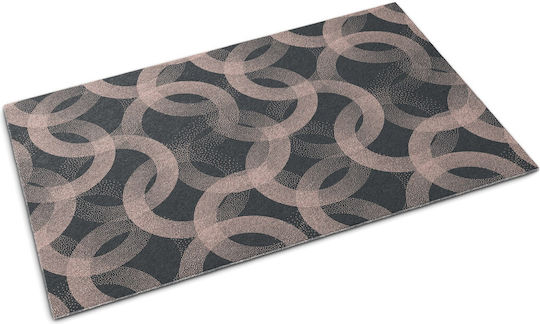 Tulup Entrance Mat Anti-slip Pink 60x90cm Thickness 4mm
