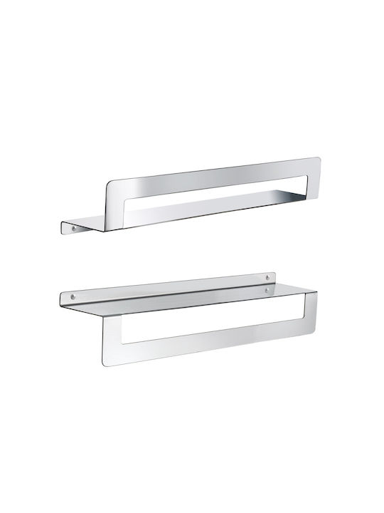 Gedy Cleo Wall-Mounted Bathroom Shelf Unit Inox...