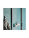 Gedy Cleo Wall-Mounted Bathroom Shelf Unit Inox White