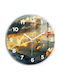 Tulup Kinder Wanduhr Glas