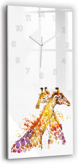 Tulup Ceas de Perete pentru Copii Sticlă 30x60cm
