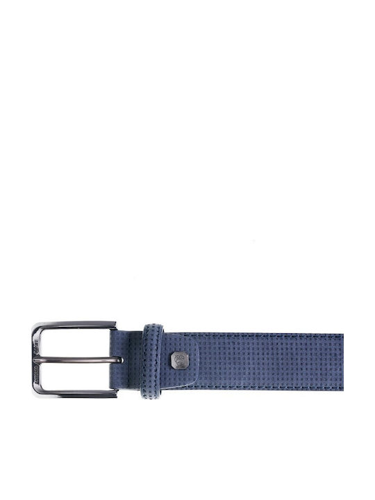 Basile Antonio Basile Men's Belt Leather Blue