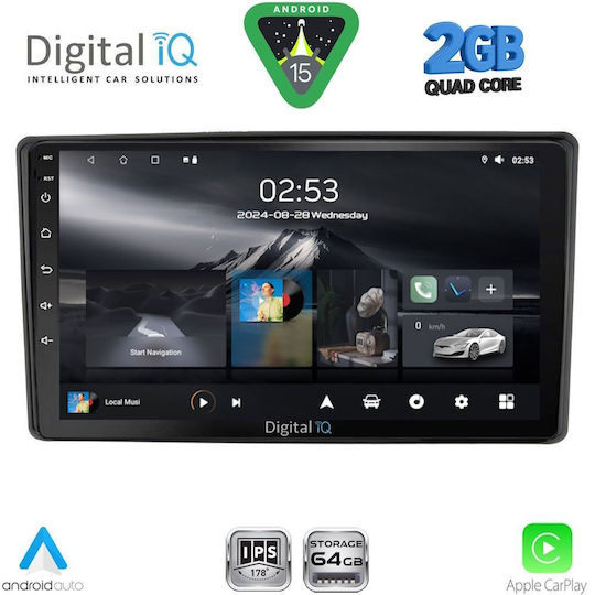 Digital IQ Car Audio System for Toyota Raize 2020 (Bluetooth/USB/WiFi/GPS/Apple-Carplay/Android-Auto) with Touch Screen 10"