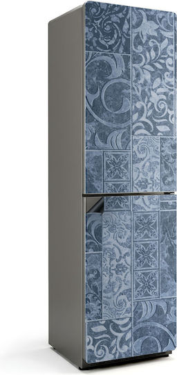 Husă Magnetică Pentru Frigider Bucătărie Model Decorațiuni Faianță 60x250 Cm