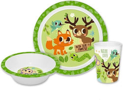Kids Licensing Feeding Set Made of Plastic 3 Pieces
