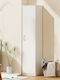 Wooden Kitchen Rack White Cabinet
