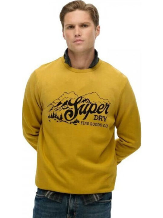 D2 Ovin Sweatshirt Oil Yellow