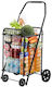 Shopping Trolley Black 95x15x48cm