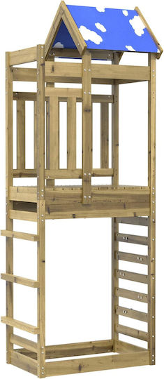 vidaXL Дървена Кула 85x52.5x239см. Кафяв