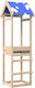 vidaXL Holzturm mit Kletterfläche 52.5x46.5x195cm. Braun