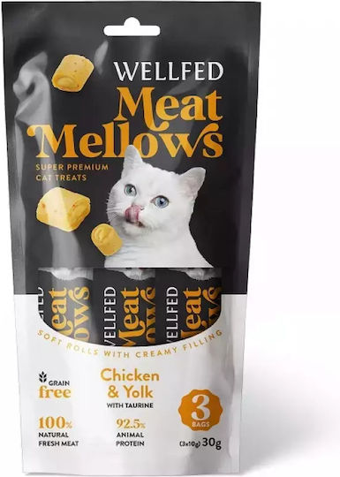Wellfed Meat Mellows Chicken & Yolk 3x10g 30g