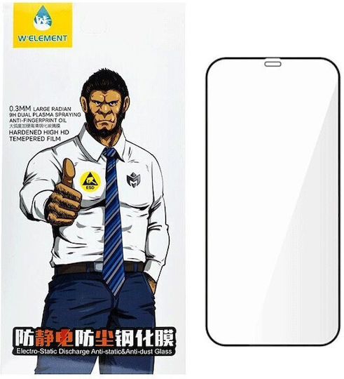 Adeziv complet Tempered Glass Negru (Xiaomi 15 Ultra)