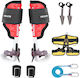 Vevor Tree Climbing Spike Set Adjustable Tree Climbing Equipment Protective Spike Straps Load Capacity 159 Kg Durable Arboriculture Equipment Aluminum Fruit Picking Hunting