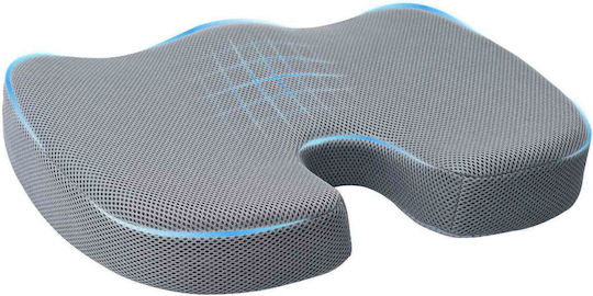 vidaXL Μαξιλάρι Καθίσματος με Memory Foam 46x38x8cm σε Γκρι χρώμα 42012684