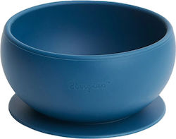 Zingies Baby Food Bowl Milo made of Silicone Blue