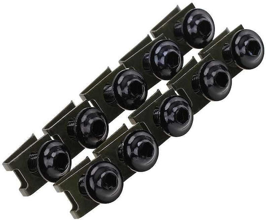 10 Quantity Decorative M6 6mm Motorcycle Fairing Bolts Yamaha Honda Suzuki Ktm Black