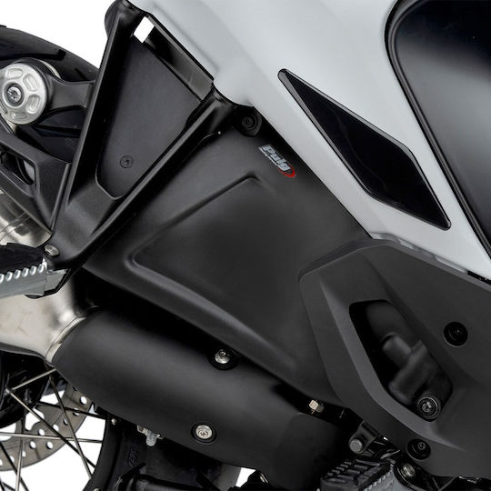 Rear Side Spoilers Rear Deflectors Matt Black BMW R1300GS Option 719 Triple Black Trophy '23-'25 22430J Puig