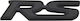 Car Sticker Logo Ford Rs Black 75mm X 32mm 1 Piece Zemb-ford-10
