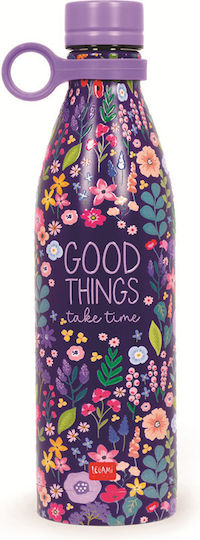 Legami Milano Bottle Thermos Stainless Steel / Plastic 800ml Purple