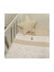 Baby Oliver Baby Sheets Set Cradle Cotton Beige 80x100cm 2pcs