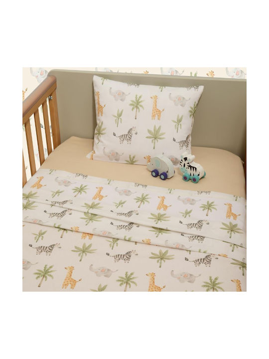 Baby Oliver Комплект с Ластик Бежов 70x140см