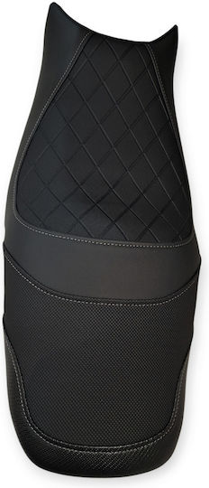 Fazer600 Gen2 S1-s2 Yamaha Anti-slip Quilted Baklavadoto Seat Cover Gray Stitches