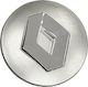 Καπάκι Κέντρου Ζάντας Renault Ασημί Χρωμίου 57mm