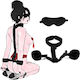 Kit BDSM în Culoare Negru