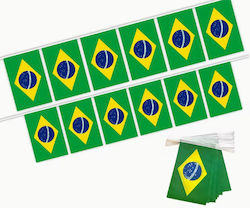 Steag Brazilia Ghirlandă 6 Metri 20 Bucăți Steag Brazilia Ghirlandă 6 Metri 20 Bucăți