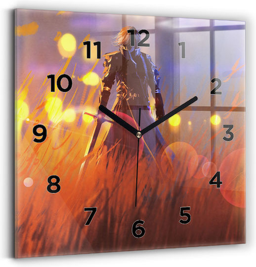 Tulup Детски стенен часовник Стъкло 30x30см