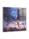 Tulup Kids Glass Wall Clock 30x30cm
