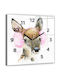 Tulup Kids Glass Wall Clock 30x30cm