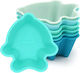 Melii Toddler Silicone Food Container Set Brown...