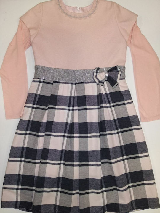 Glous Children's Dress Pink, Gray