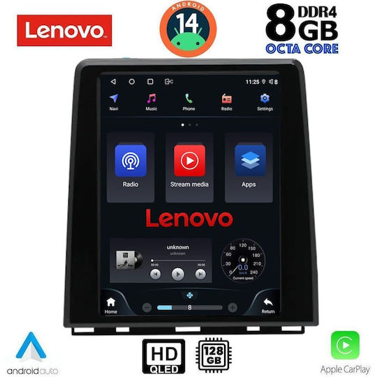 Lenovo Car Audio System for Renault Clio / Captur 2019 (Bluetooth/USB/WiFi/GPS/Apple-Carplay/Android-Auto) with Touch Screen 5.1"