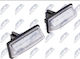 NTY License Plate Lights for Nissan Micra Subaru E12 V(K14) 2016